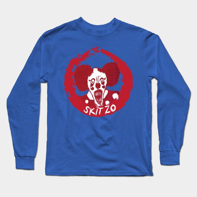 Skitzo the Clown Long Sleeve T-Shirt by skrints